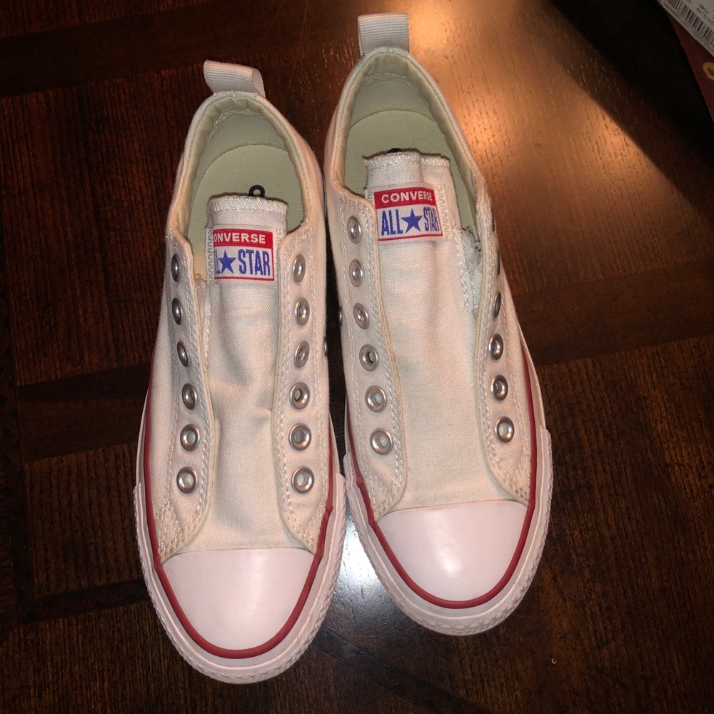 Converse platform slip on shoes